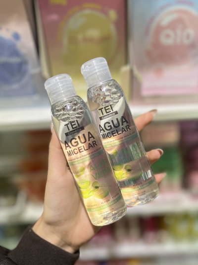 Agua micelar aloe vera Tei PACKX3
