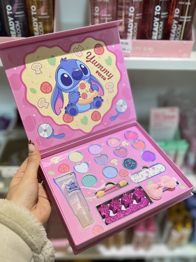 Set de maquillaje stitch pack x2