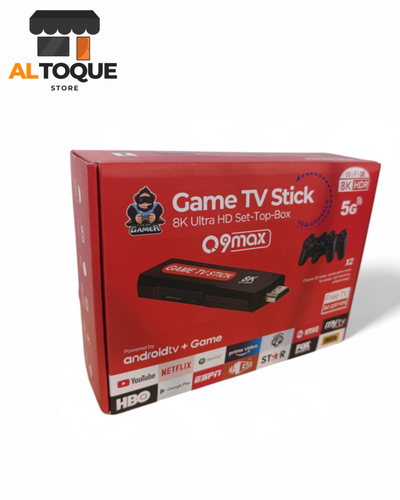 TV Stick HDMI 8K + 2 Joysticks – Streaming y gaming en un solo dispositivo