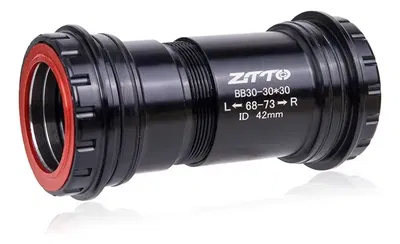 Caja pedalera pressfit BB30 42mm 68/73 eje 30mm 4 rulemanes