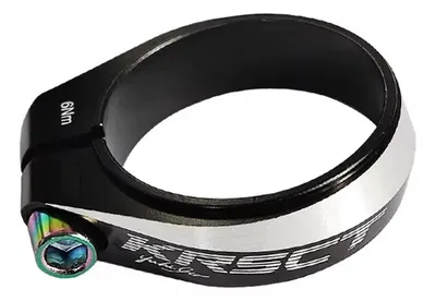 Collar cierre clamp vela caño portasilla ultraliviano negro 34.9mm vela 31.6mm