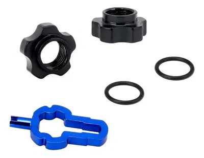 Conversor aro llanta schrader a presta con extractor obus