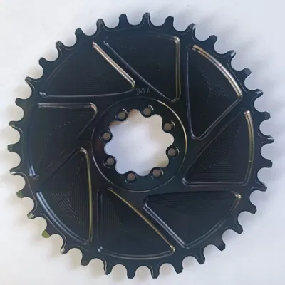 Monoplato direct mount SRAM 8 tornillos 34T tapado redondo