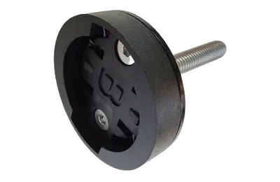 Soporte para ciclocomputador Garmin Wahoo Bryton sobre tapa stem