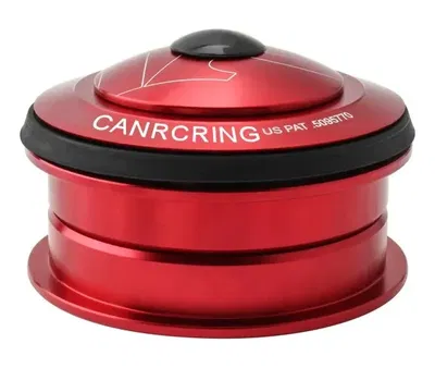 Juego de dirección rulemanes frente recto 44/44 horquilla 1 1/8" Rojo