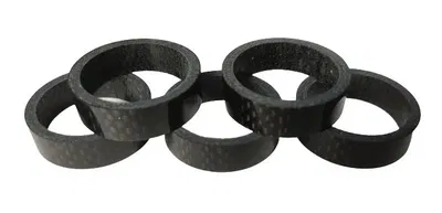 Suplemento carbono 28,6mm X 10mm horquilla 1 1/8 (x5)