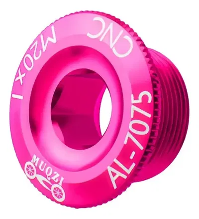 Tornillo tapa centro palanca M20x1 aluminio 7075 anodizado Rosa