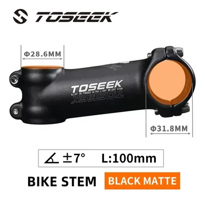 Stem TOSEEK aluminio 100mm +-7°