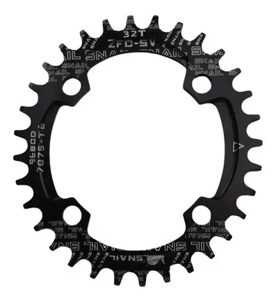 Monoplato SNAIL  32T 96BCD simétrico ovalado