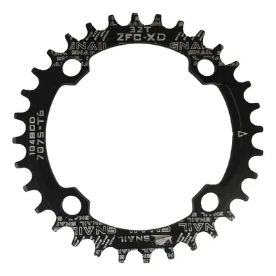 Monoplato SNAIL  32T 104BCD redondo negro