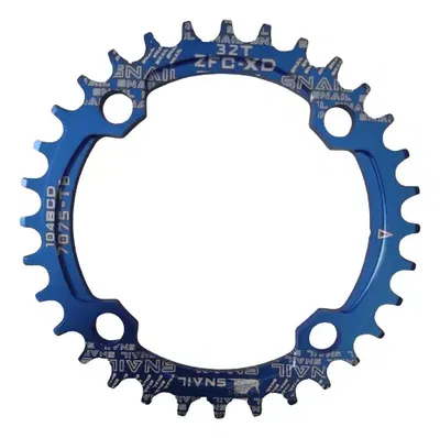 Monoplato SNAIL  32T 104BCD redondo azul