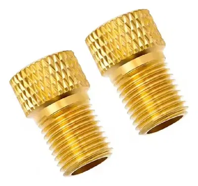 Adaptador válvula presta a schrader x2