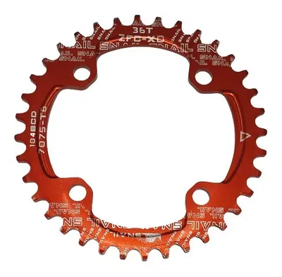 Monoplato SNAIL  36T 104BCD redondo rojo