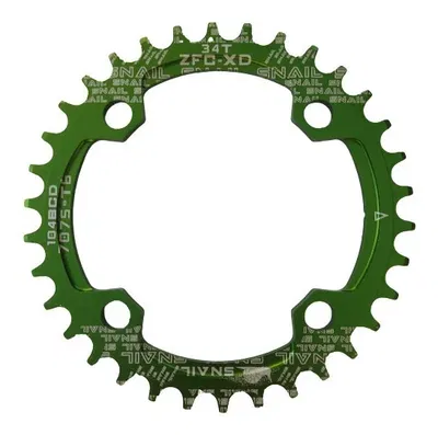 Monoplato SNAIL  34T 104BCD redondo verde