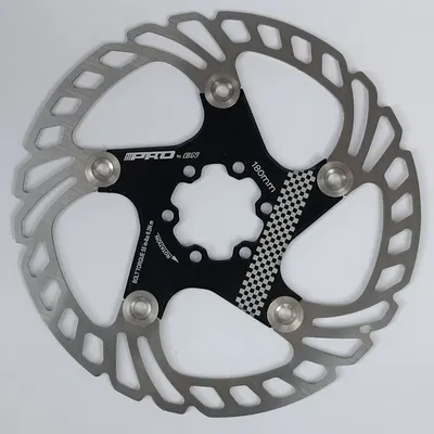 Disco freno IIPRO 180mm 6 tornillos centro aluminio