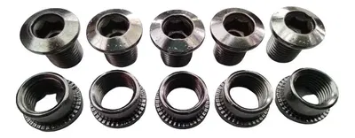 Tornillos plato monoplato acero X5 Cromo