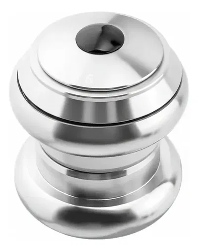 Juego de dirección rulemanes frente recto 34/34 horquilla 1 1/8" aluminio pulido