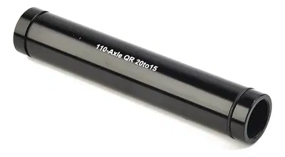 Adaptador maza eje pasante 20mm a eje 15mm x 110