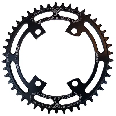 Monoplato Deckas 46T 110BCD asimétrico redondo