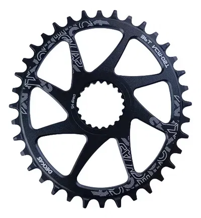 Monoplato Deckas direct mount Shimano offset 3mm 36T ovalado