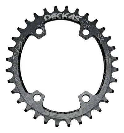 Monoplato Deckas 32T 96BCD asimétrico ovalado