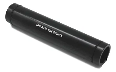 Adaptador maza eje pasante 20mm a eje 15mm x 100