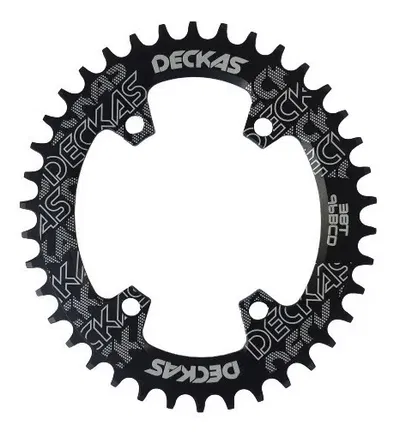 Monoplato Deckas 38T 96BCD asimétrico ovalado