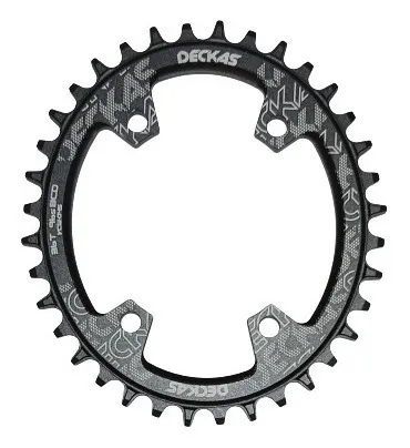 Monoplato Deckas 36T 96BCD asimétrico ovalado