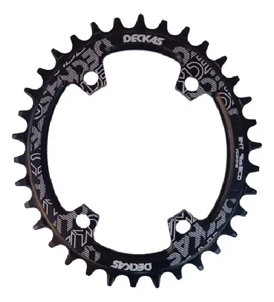 Monoplato Deckas 34T 96BCD asimétrico ovalado