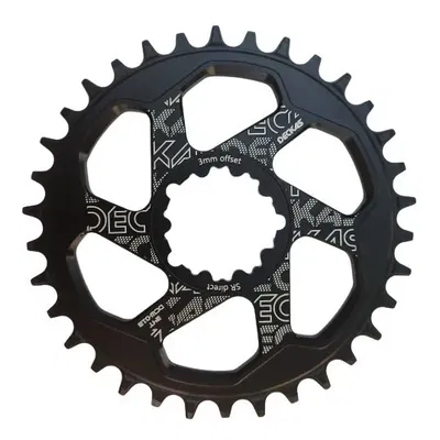 Monoplato Deckas direct mount SRAM 3 tornillos offset 3mm 34T redondo