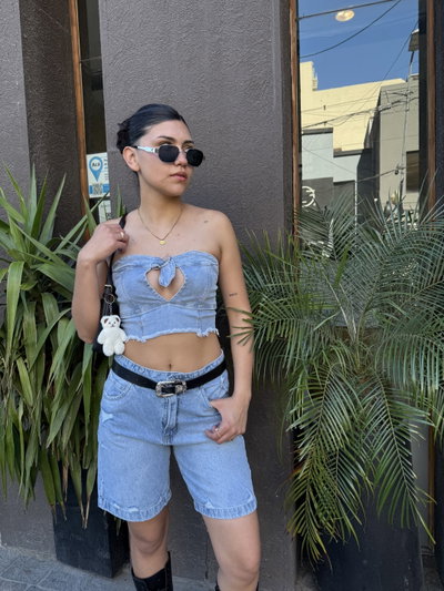 CORSET DENIM
