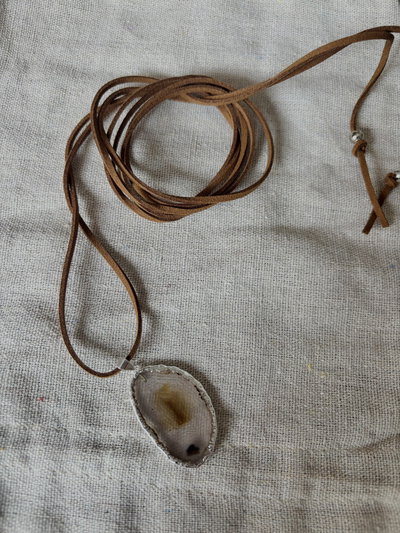 Choker gamuza ❁ Ágatas 