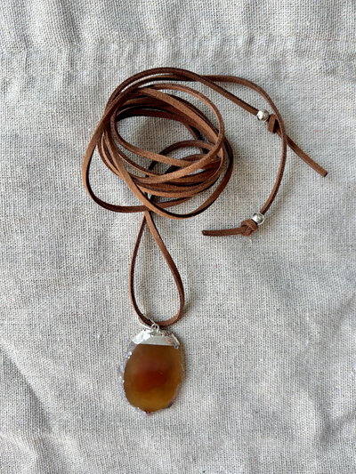 Choker gamuza ❁ Ágatas 