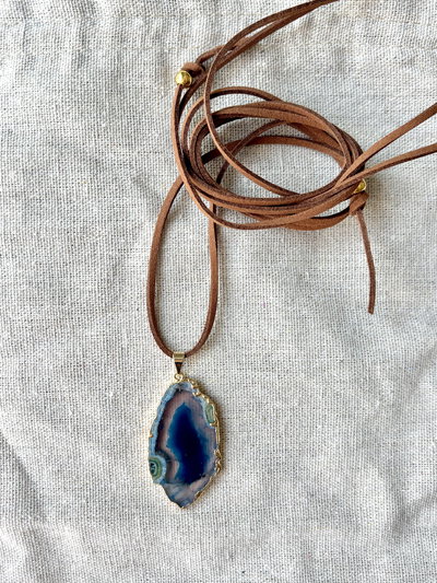 Choker gamuza ❁ Ágatas 