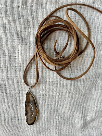 Choker gamuza ❁ Ágatas 