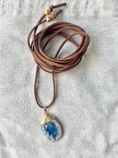 Choker gamuza ❁ Ágatas 