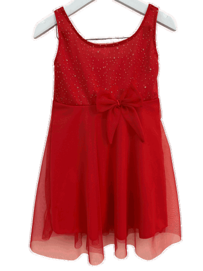 Vestido brillo simple