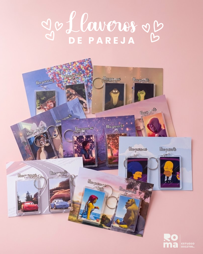 Llavero en pareja