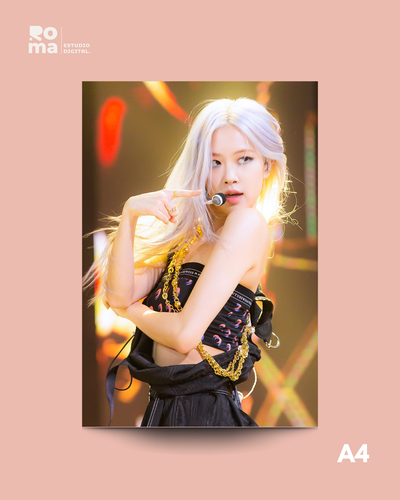 Poster A4 - Rosé - Black Pink