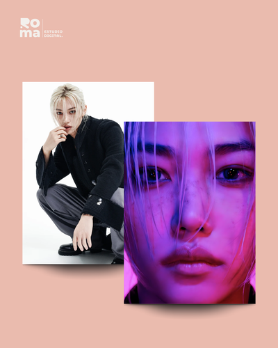 2 Mini posters - Felix - Stray Kids - Ed. Rolling Stone 2024