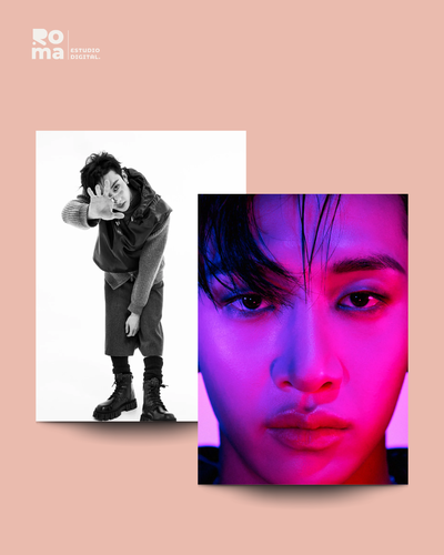 2 Mini posters - Bang Chan - Stray Kids - Ed. Rolling Stone 2024