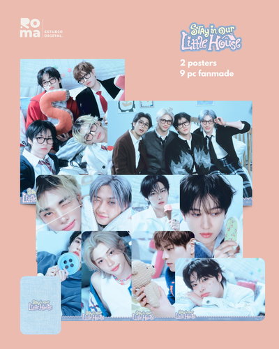 9 photocards fan Made + 2 pósters A4 | Stay In Our Little House