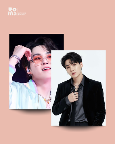 2 Mini Posters - Suga - BTS