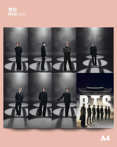 Set de 8 posters BTS Arirang - OT7 - #1