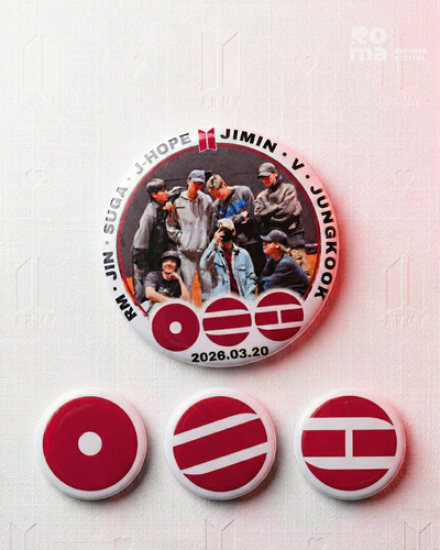 Set de pines BTS - Arirang - 4 pines