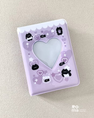 Mini Binder para photocards - Morado