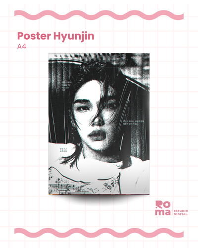 Poster A4 - Hyunjin (1) - Stray Kids 