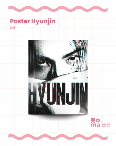 Poster A4 - Hyunjin (2) - Stray Kids 
