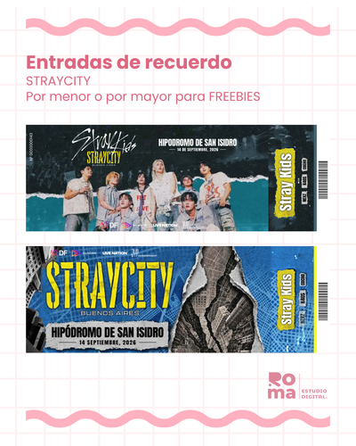 Entradas de recuerdo STRAYCITY - BUENOS AIRES 