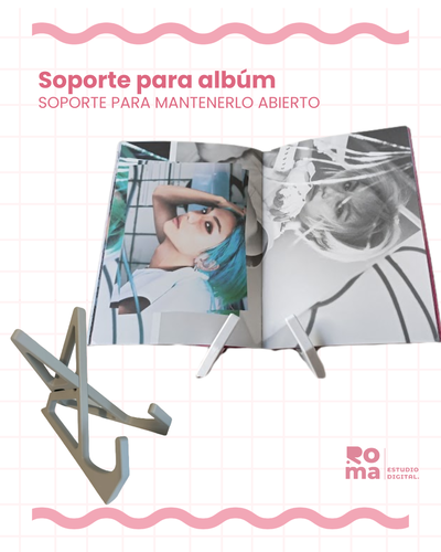 Soporte para album | soporte para libros